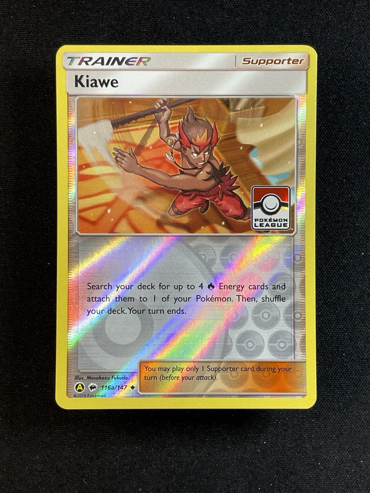 Kiawe 116A/147 Alternate Art Ultra Rare Burning Shadows Card – Pokemon League