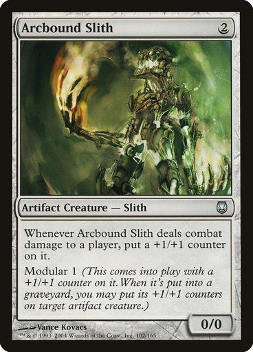 Arcbound Slith NM/M Darksteel Artifact Creature Mtg Magic English Regular