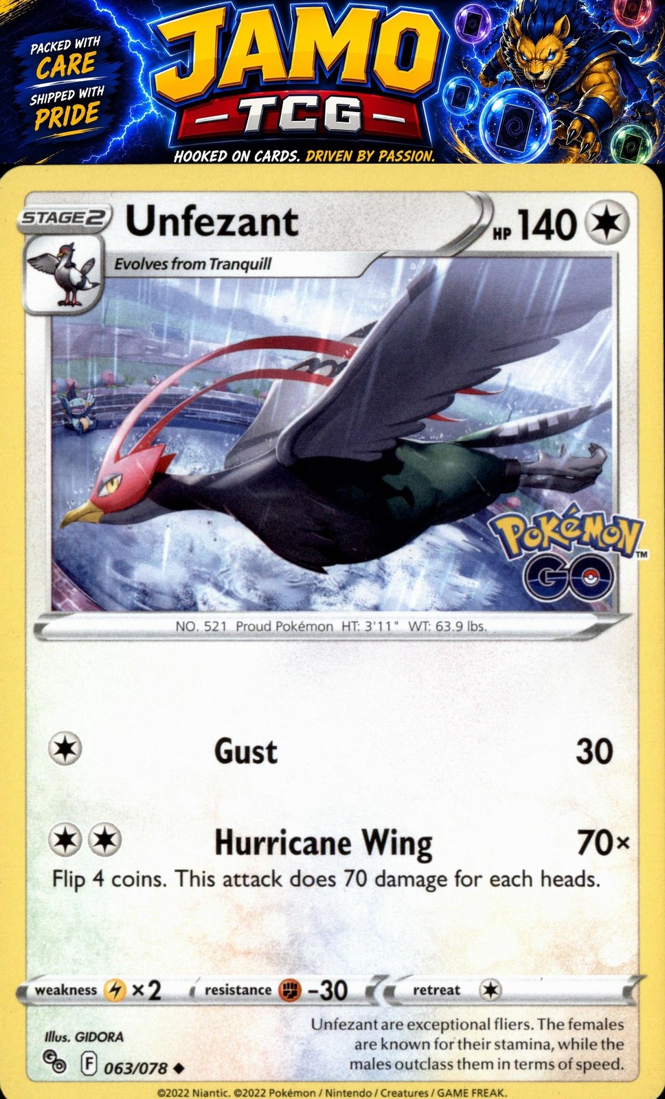 Pokemon GO #063/078 Unfezant