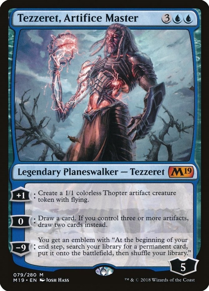 Tezzeret, Artifice Master – 79 – Core Set 2019 – MTG