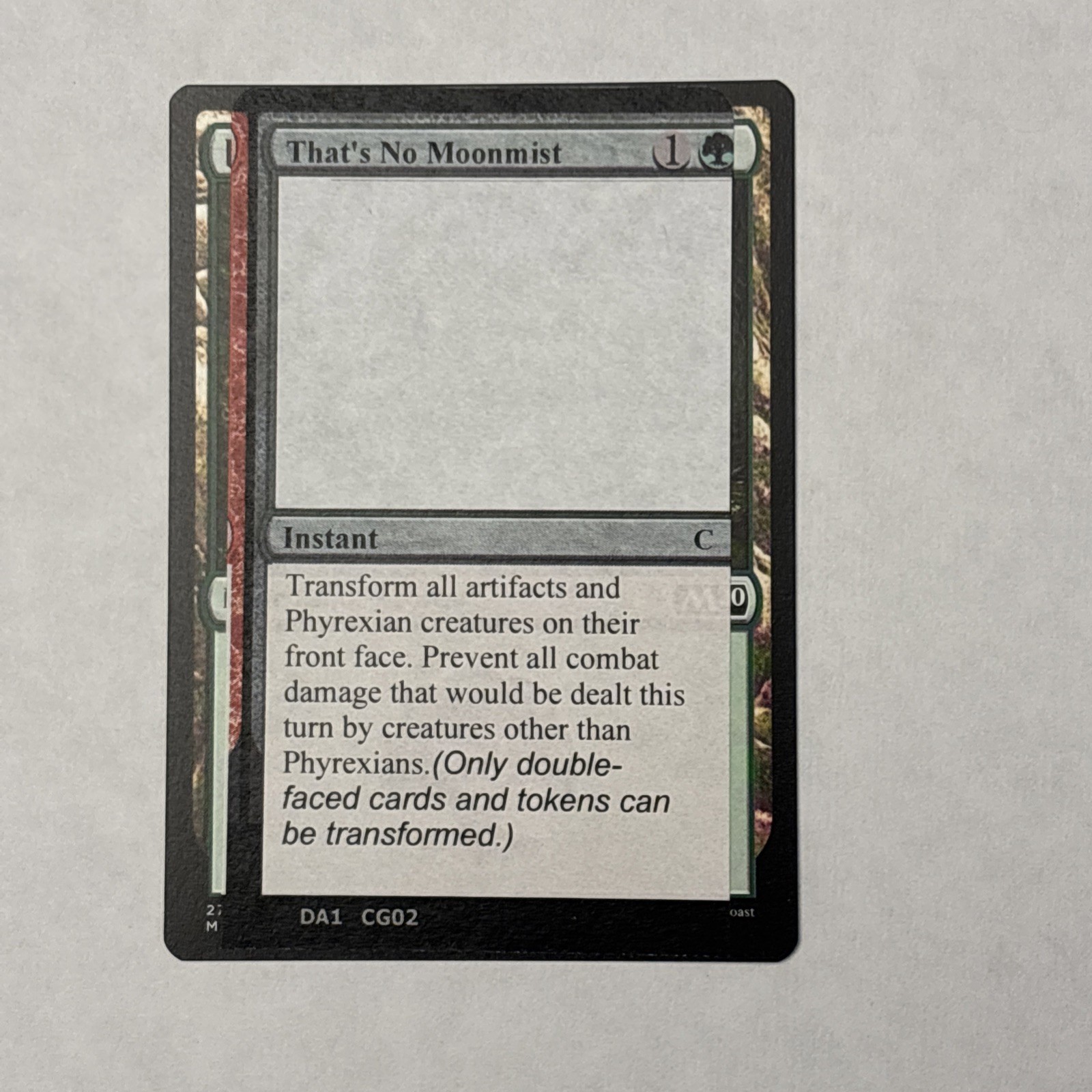 THAT’S NO MOONMIST – NM – CONVENTION PLAYTEST CARD – FREE SHIPPING