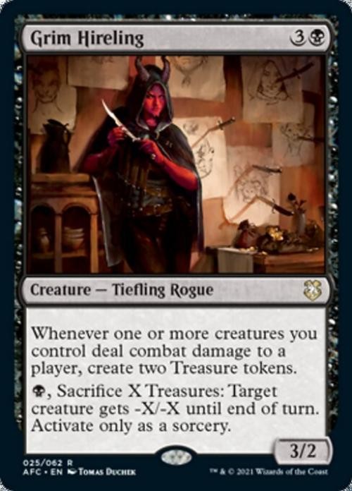 Grim Hireling – Light Play MTG Commander 2021 Forgotten Realms