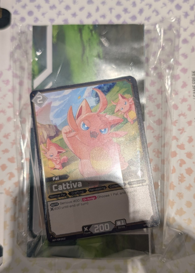 Trial Demo Deck Convention Exclusive Promo Palworld Official Card Game