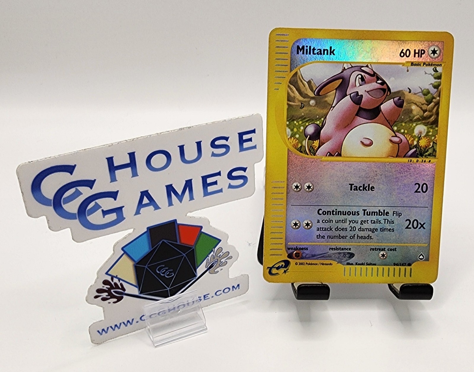 Miltank Aquapolis Reverse Holo #94/147 E Reader Pokemon *CCGHouse* RB