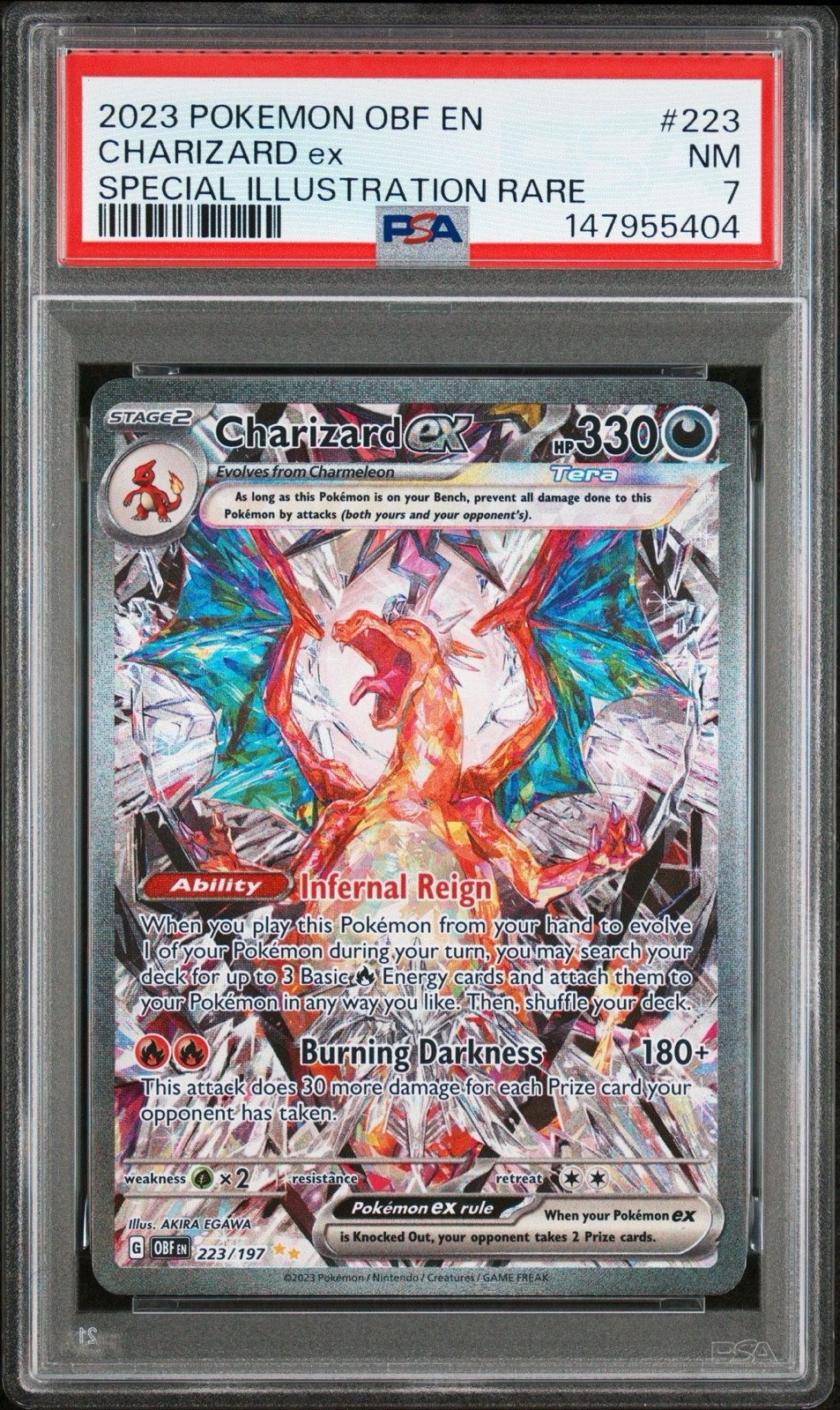 Charizard ex 223/197 SV03: Obsidian Flames Holo