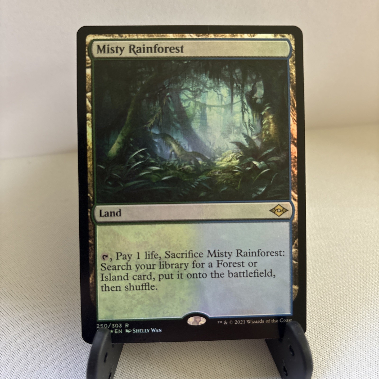 Wizards of the Coast MTG Misty Rainforest MH2 Land Rare Foil #250/303 EN