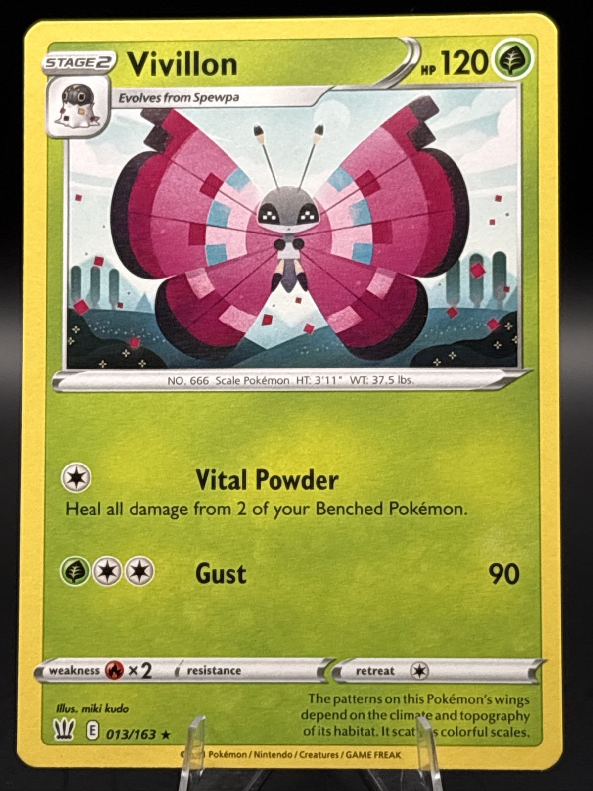 Pokémon TCG – Vivillon – 013/163 – Battle Styles – Rare