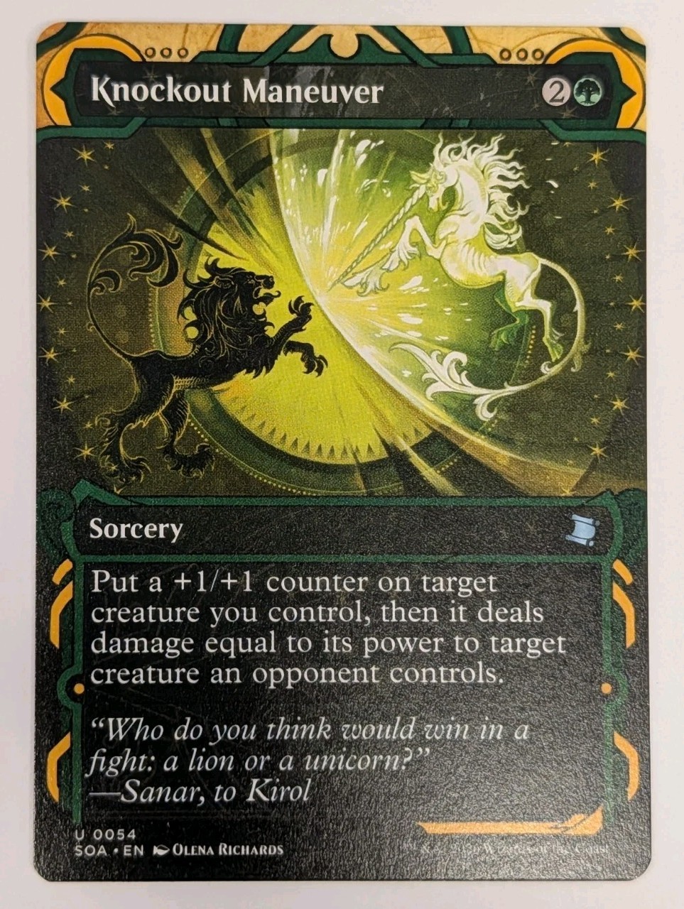 Knockout Maneuver Secrets of Strixhaven: Mystical Archive – MTG