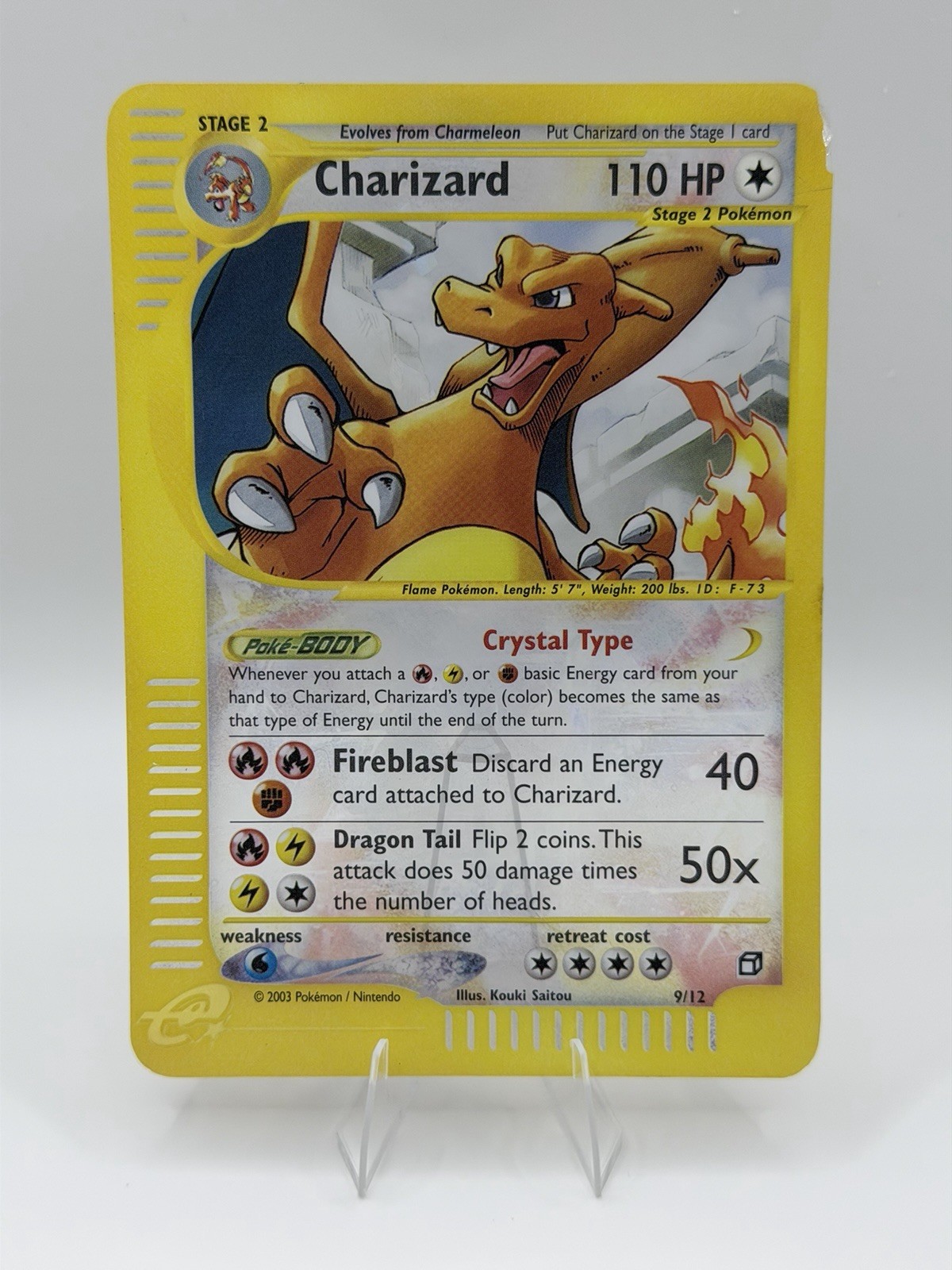 2003 Pokemon Skyridge Charizard Box Topper #9