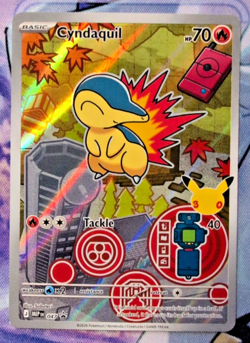 Cyndaquil 047 Pokemon First Partner Series 2