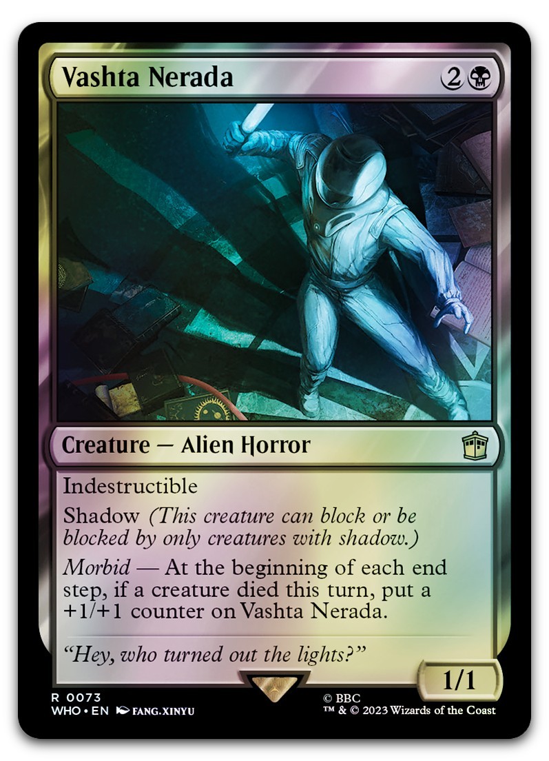 Vashta Nerada #73 (Foil) (NM) Doctor Who WHO Magic MTG