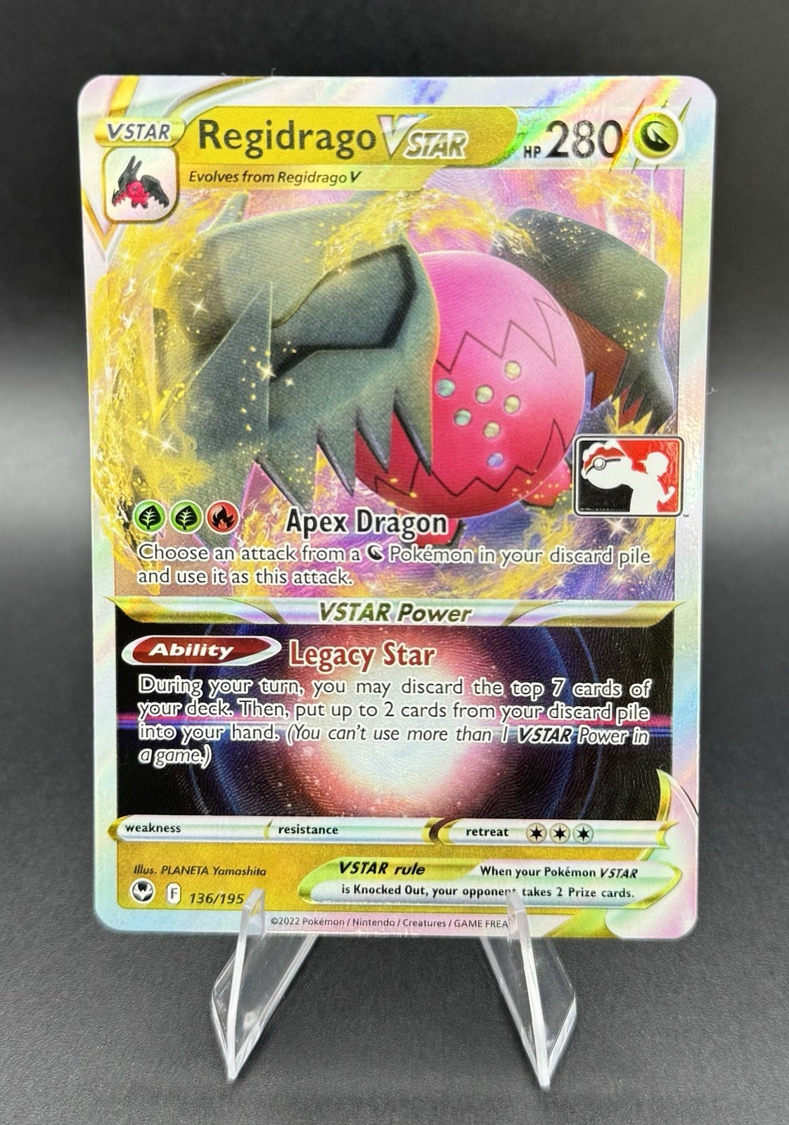Regidrago VSTAR 136/195 Prize Pack Series Cards Holo
