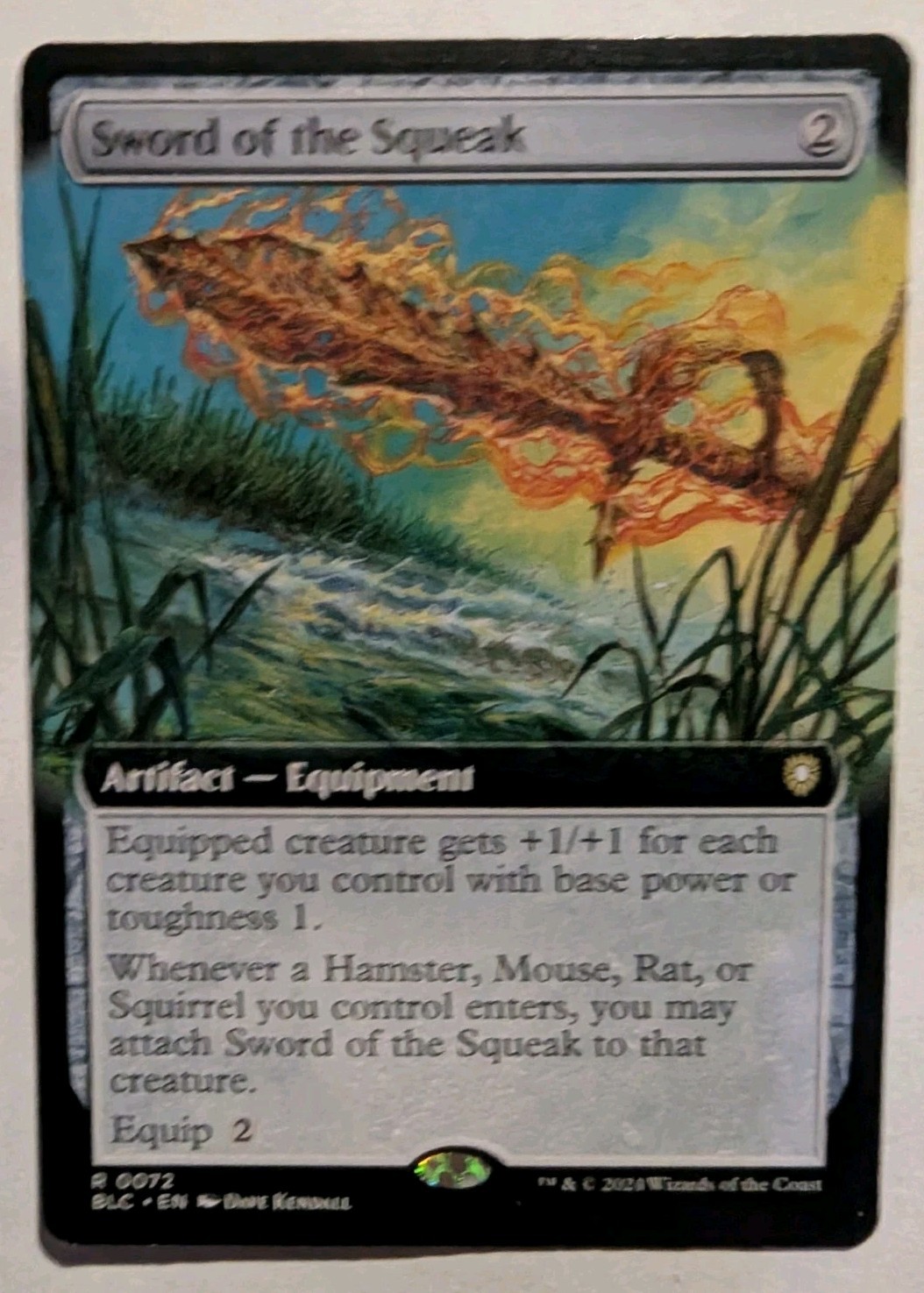 Sword of the Squeak (Extended Art) Commander: Bloomburrow – MTG RARE