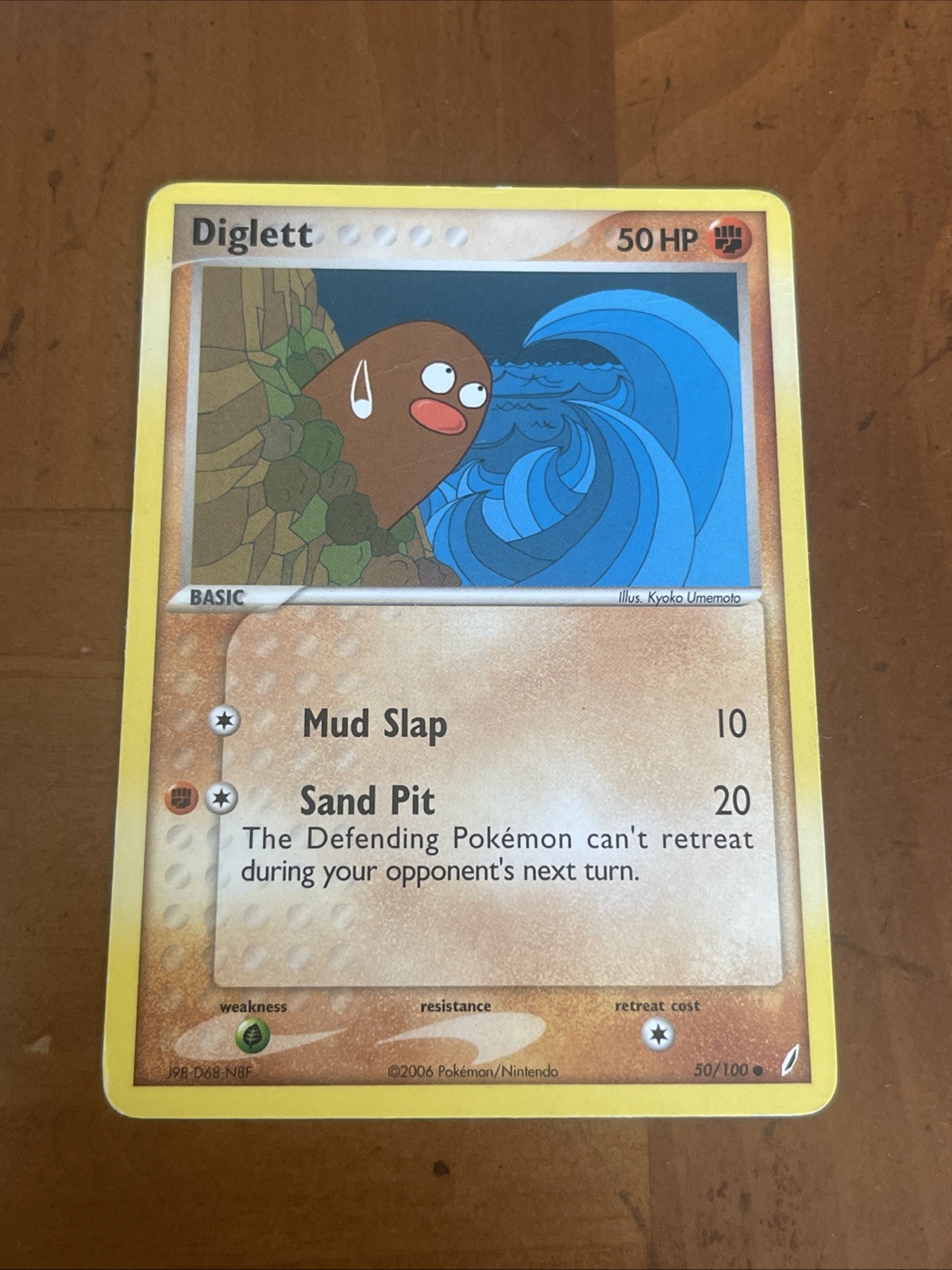Pokemon TCG Diglett Common Crystal Guardians 50/100