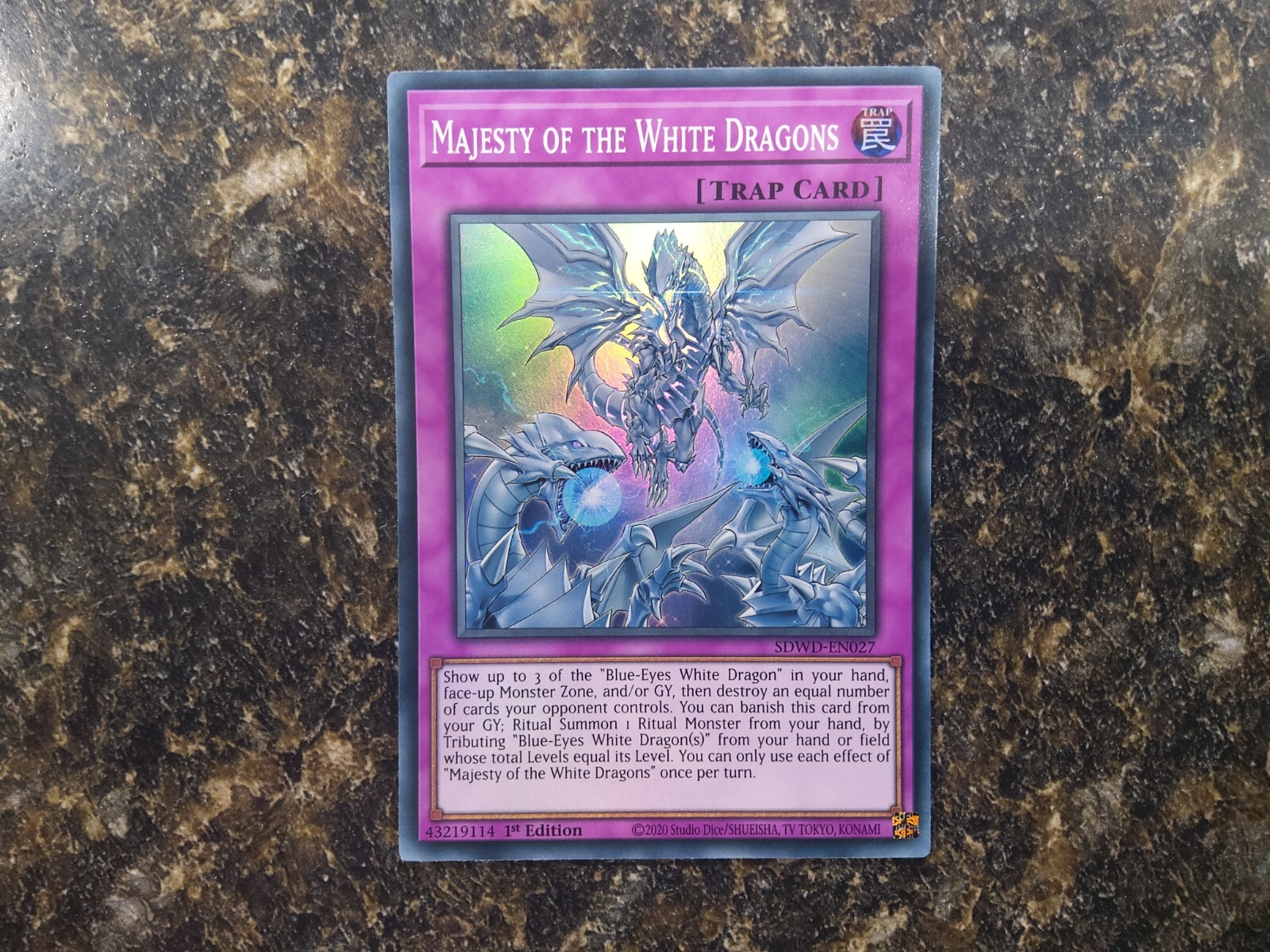 Blue-Eyes White Dragon DECK CORE True Light The White Stone of Ancients KAIBA