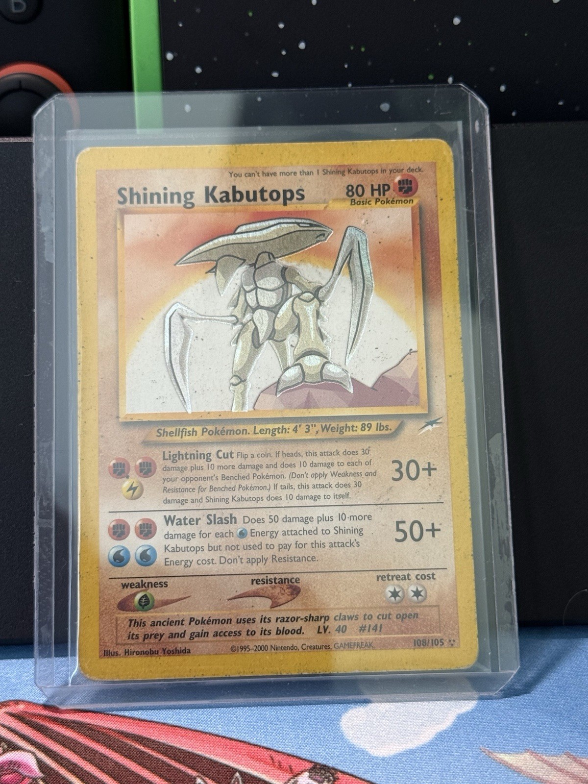 Shining Kabutops 108/105 Neo Destiny Holo