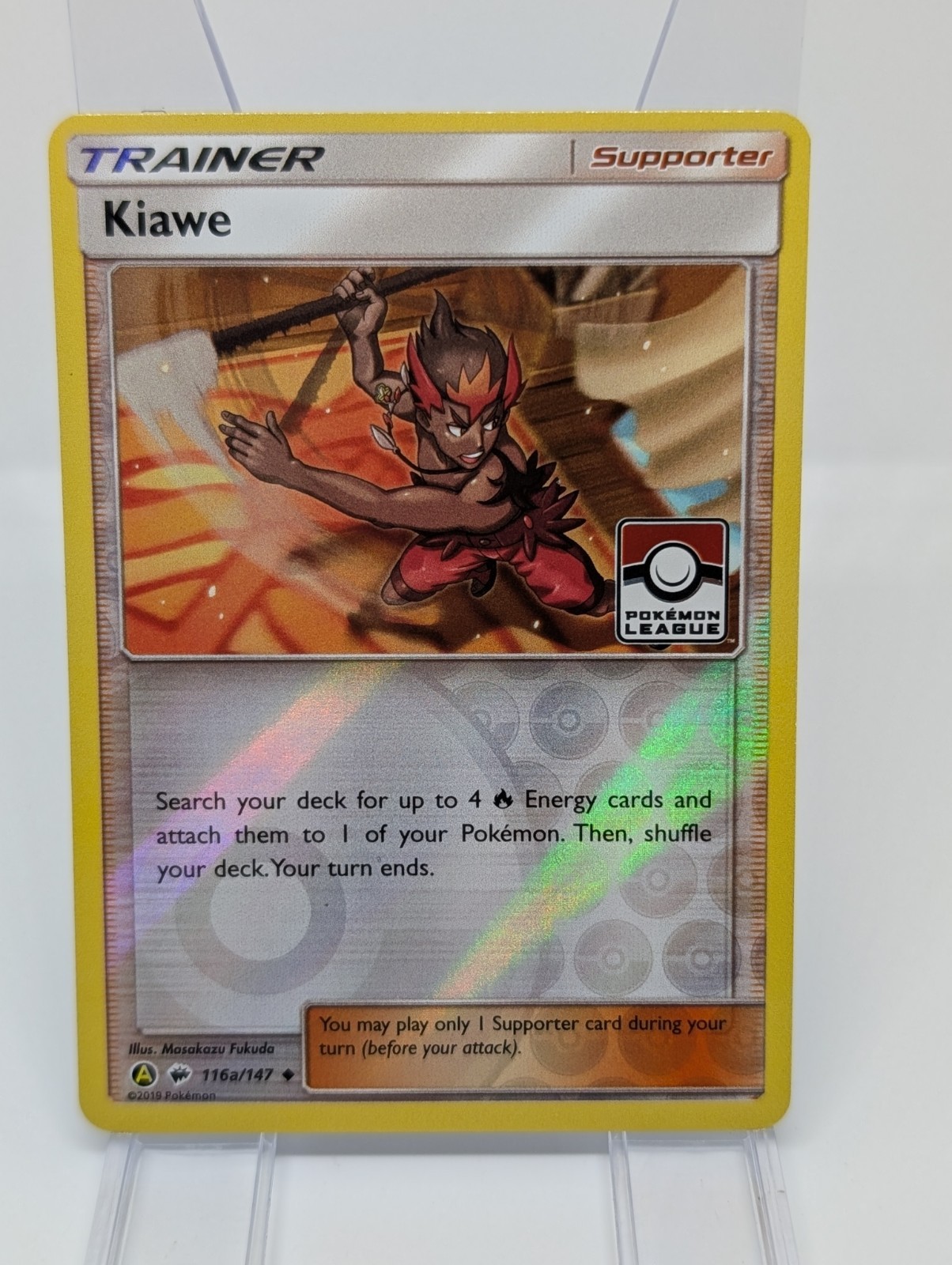 Kiawe 116a/147 Pokemon TCG League Promo LP 0401#077