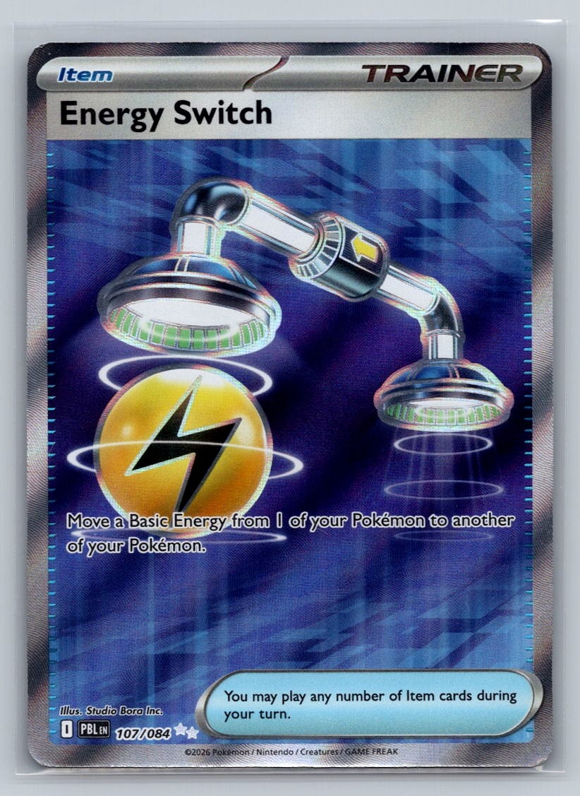 Pokemon Energy Switch Ultra Rare ME05: Pitch Black 107/084 NM