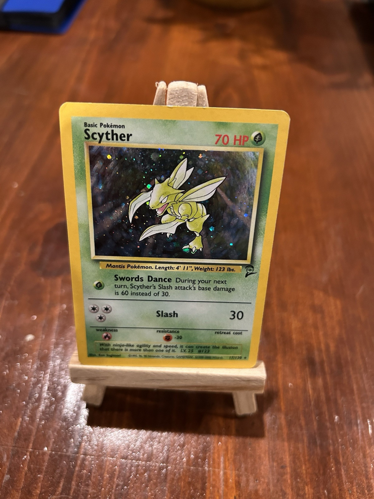 Scyther 017/130 Base Set 2 Holo