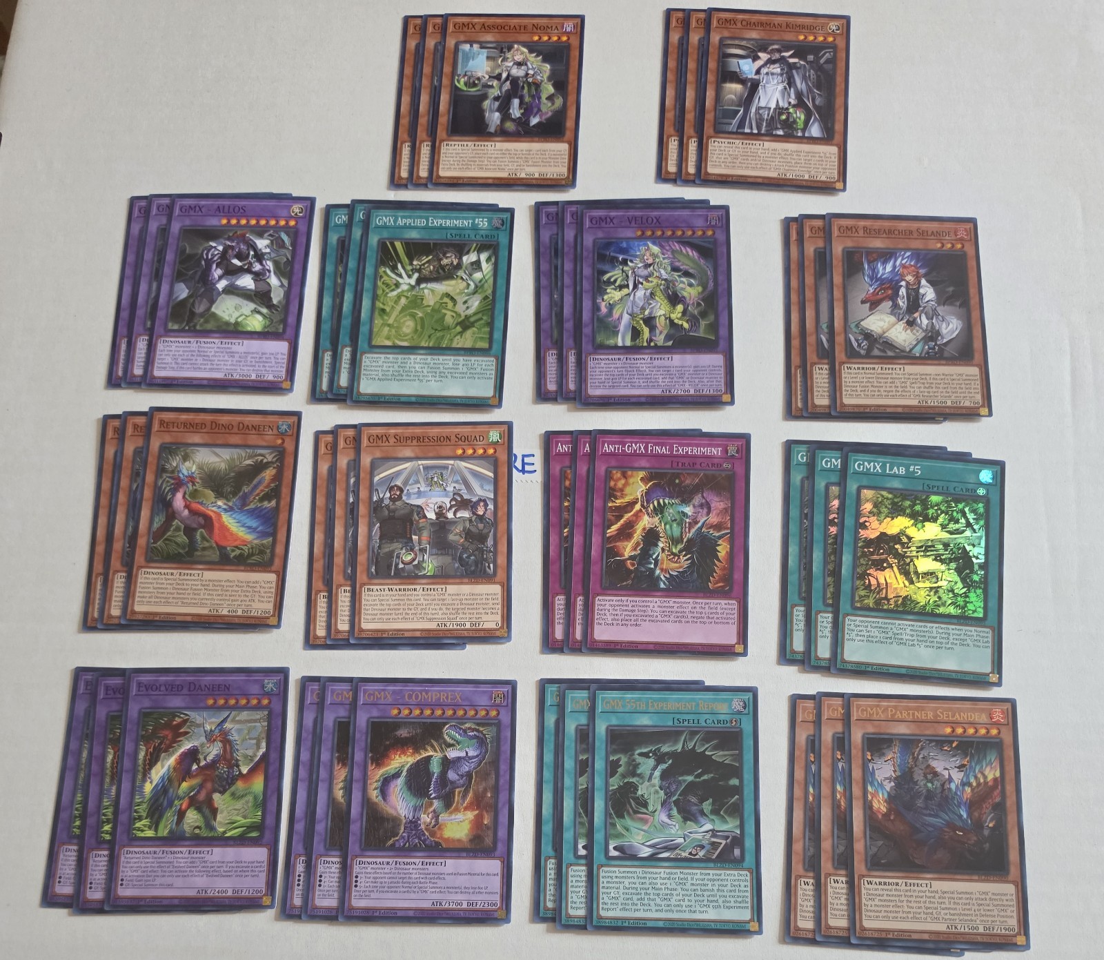 GMX Deck Core 42 Card Blazing Dominion+Burst Protocol Daneen Selande Yugioh