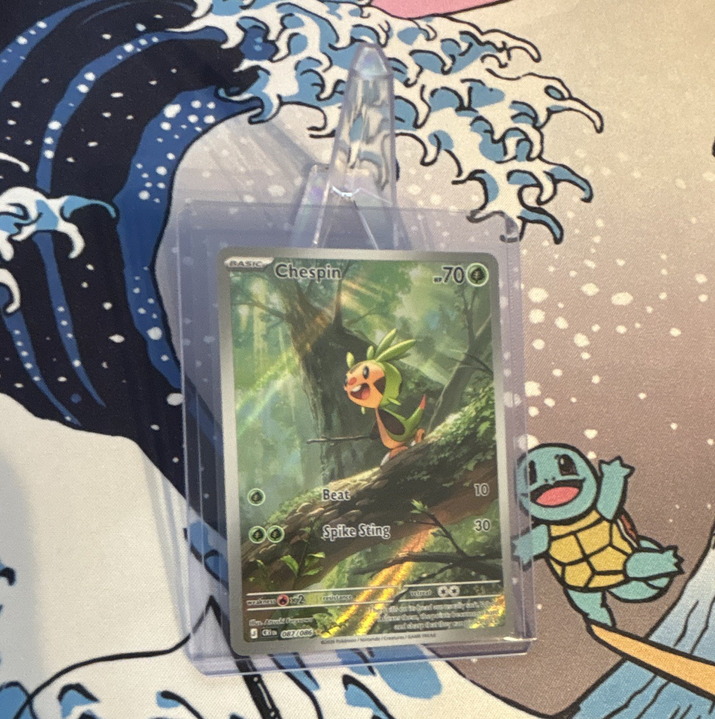Chespin SVP-001 Pokemon Promos Black Star Promo Holo – 70 HP English