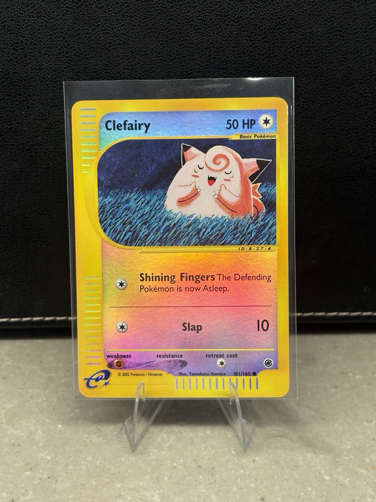 Clefairy 101/165 Expedition 2002 Reverse Holo E-Reader Vintage Pokémon Card Lp+