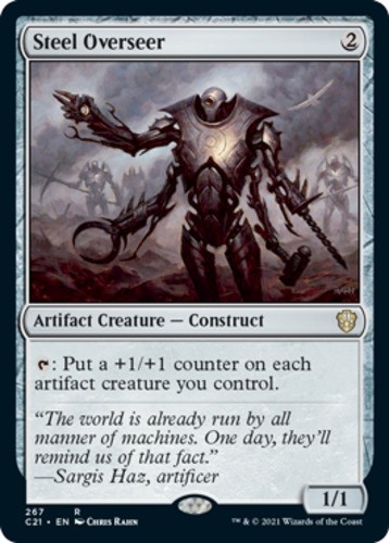 1x Steel Overseer MTG – Commander 2021 – NM-Mint