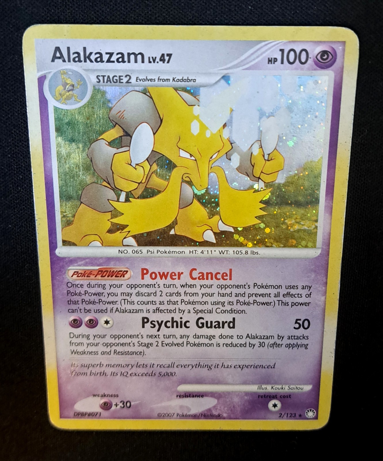 Alakazam 2/123 Mysterious Treasures Set Pokémon English Card Holo