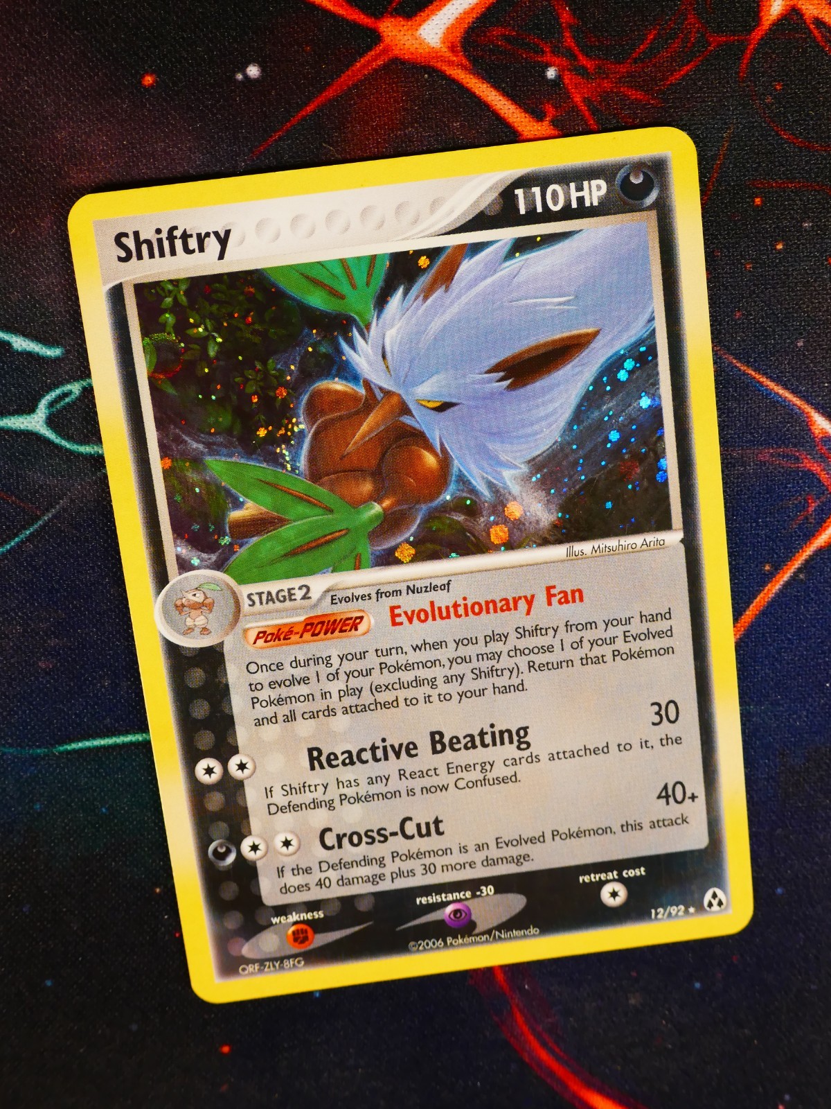 MP Pokemon SHIFTRY Card EX LEGEND MAKER Set #12/92 Holo Foil Rare#3