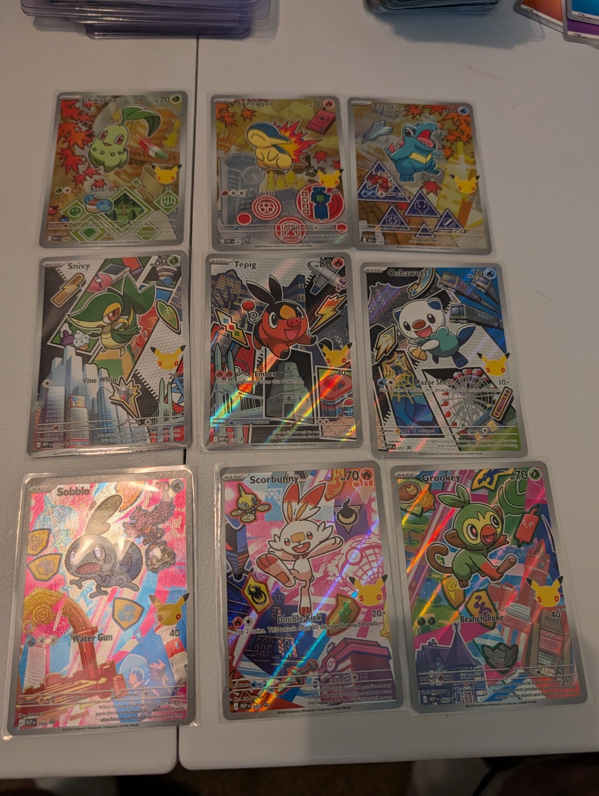 Pokemon TCG: First Partner Illustration Collection Series 2 Full Set (9 Cards)