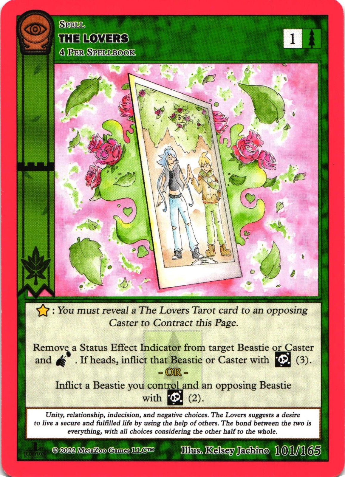 MetaZoo CCG The Lovers First Edition 101/165 Regular Bronze Card