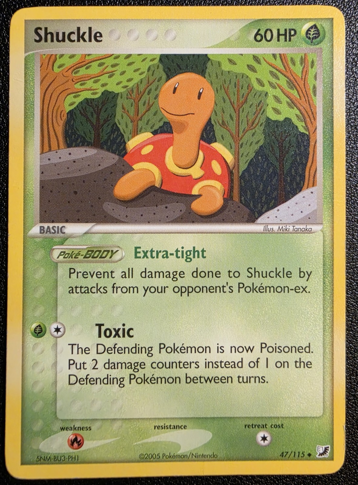 Pokémon TCG EX Unseen Forces – Shuckle 47115 – HP