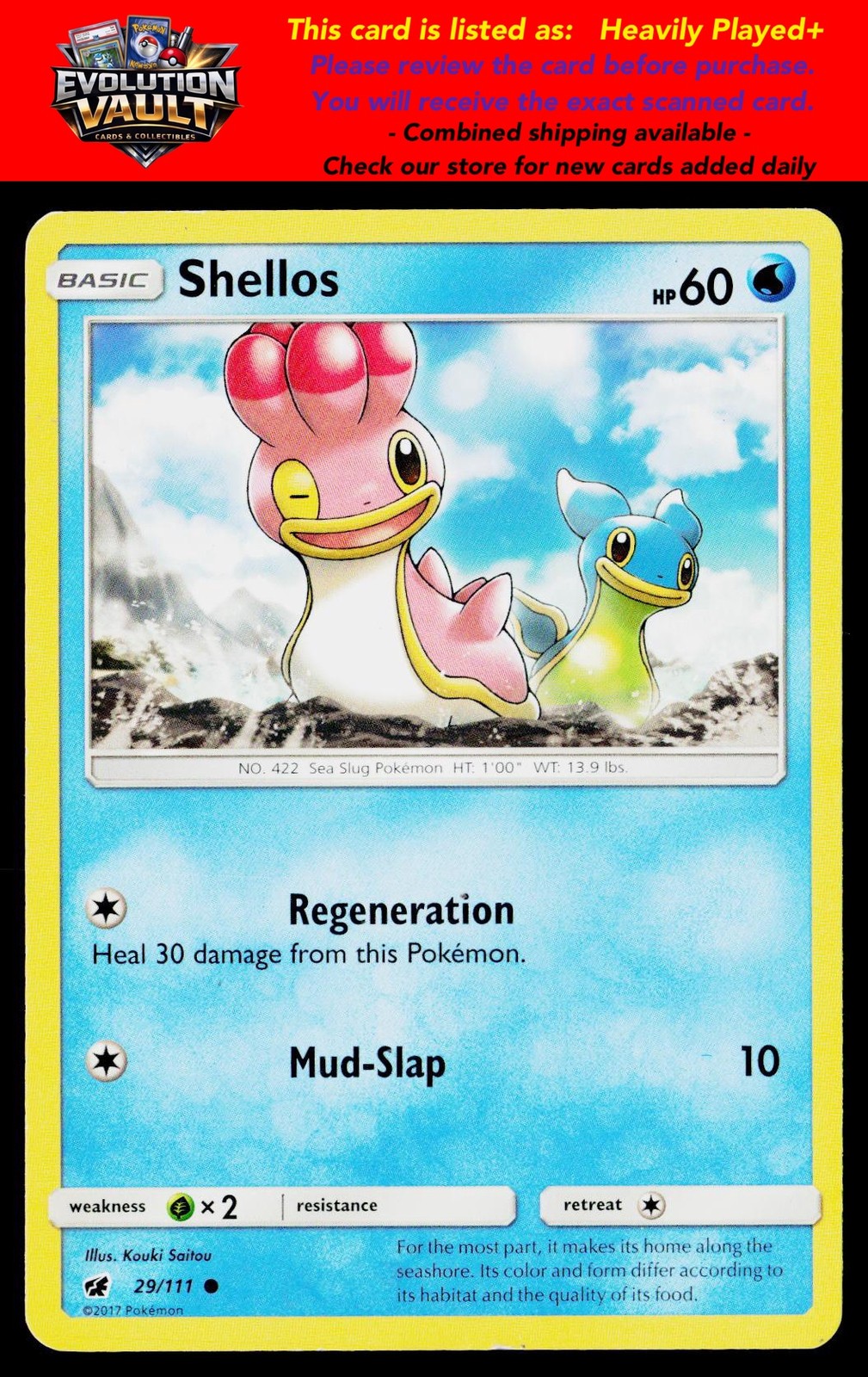 SM – Crimson Invasion #29/111 Shellos