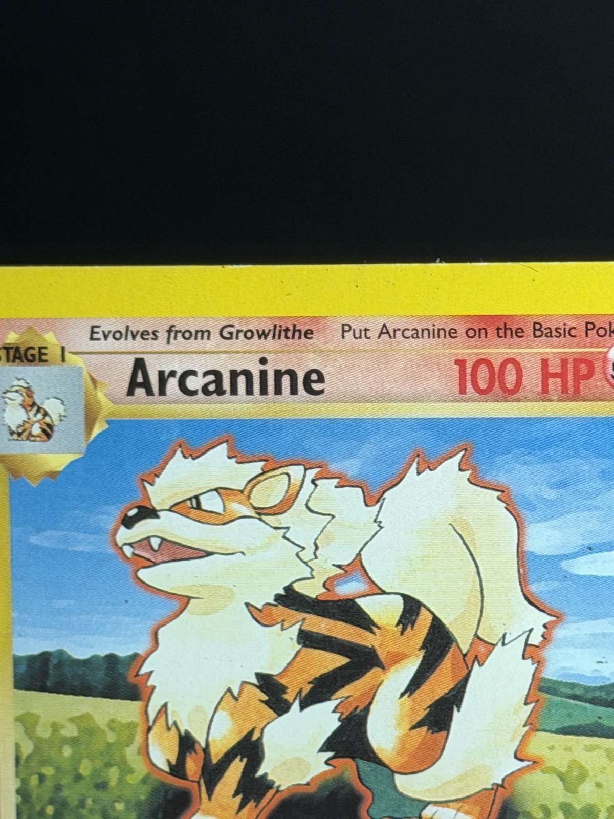 Arcanine Base Set 23/102 WotC Unlimited Regular Rare 1999 English 100 HP