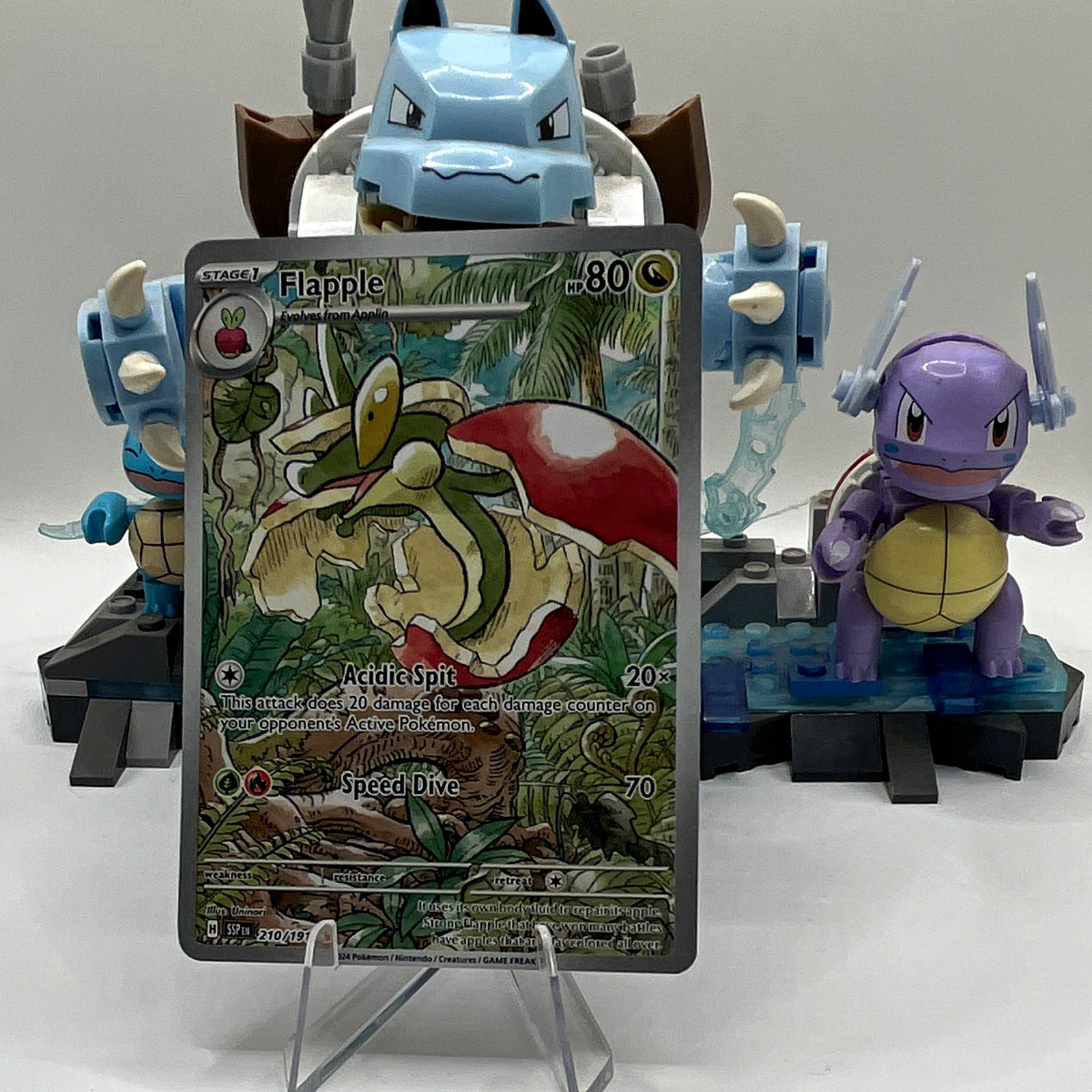 The Pokémon Company Flapple 210/191 Surging Sparks IR Full Art Holo Eng