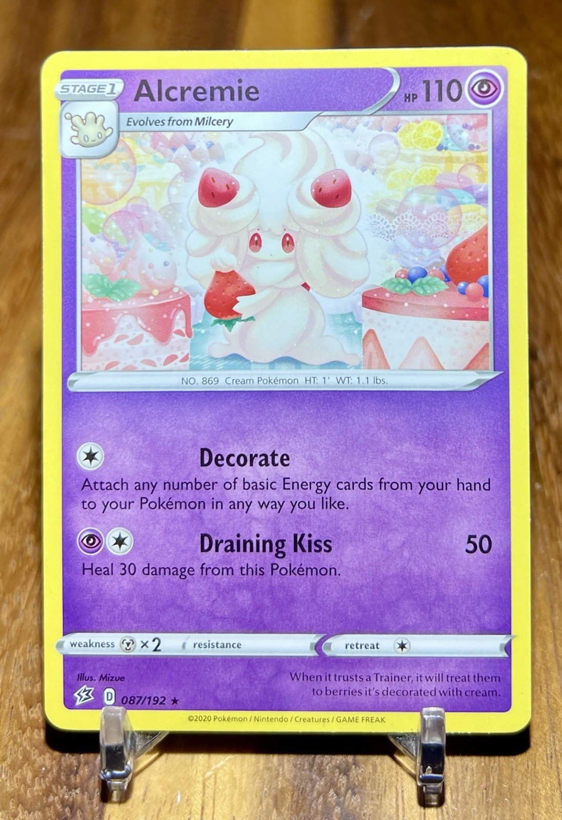 Alcremie 087/192 Rare Rebel Clash Pokemon