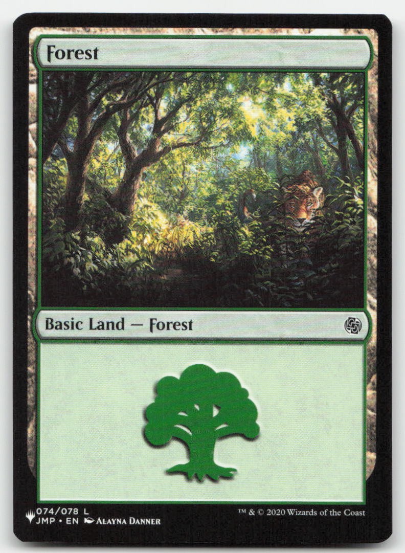 Forest (JMP) 74 PLST The List Reprints Magic MTG NM