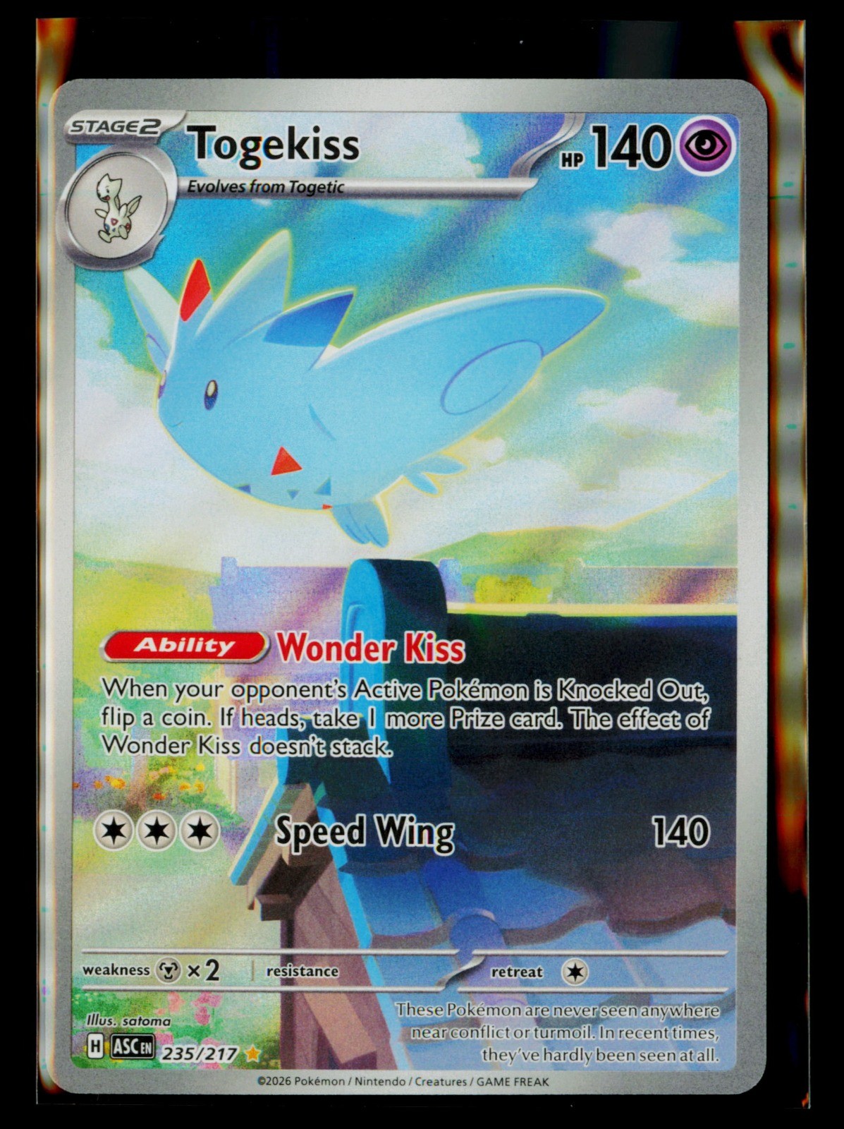 Togekiss Holo Illustration Rare ME: Ascended Heroes 235/217 NM