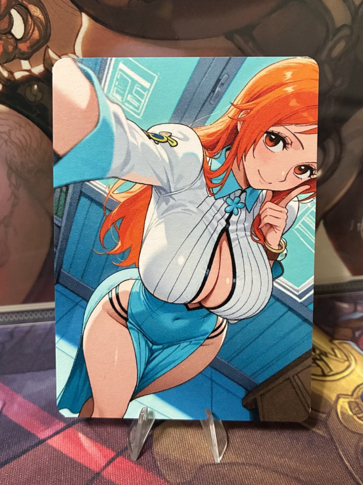 Matte Double Sided – Waifu Cosplay Nami OP 1-12 Cards – Pick Your Waifu Card!