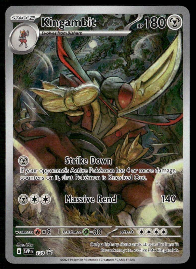 KINGAMBIT 130 HOLO PROMO SCARLET & VIOLET PROMO POKEMON NM