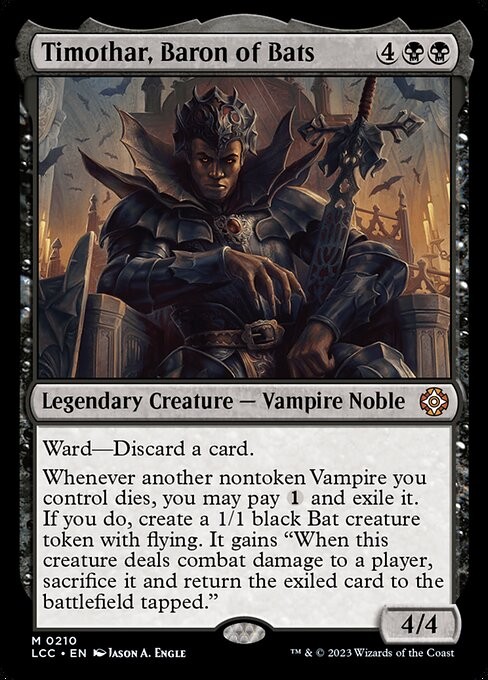 Timothar, Baron of Bats 210 M Normal LCC MTG NM