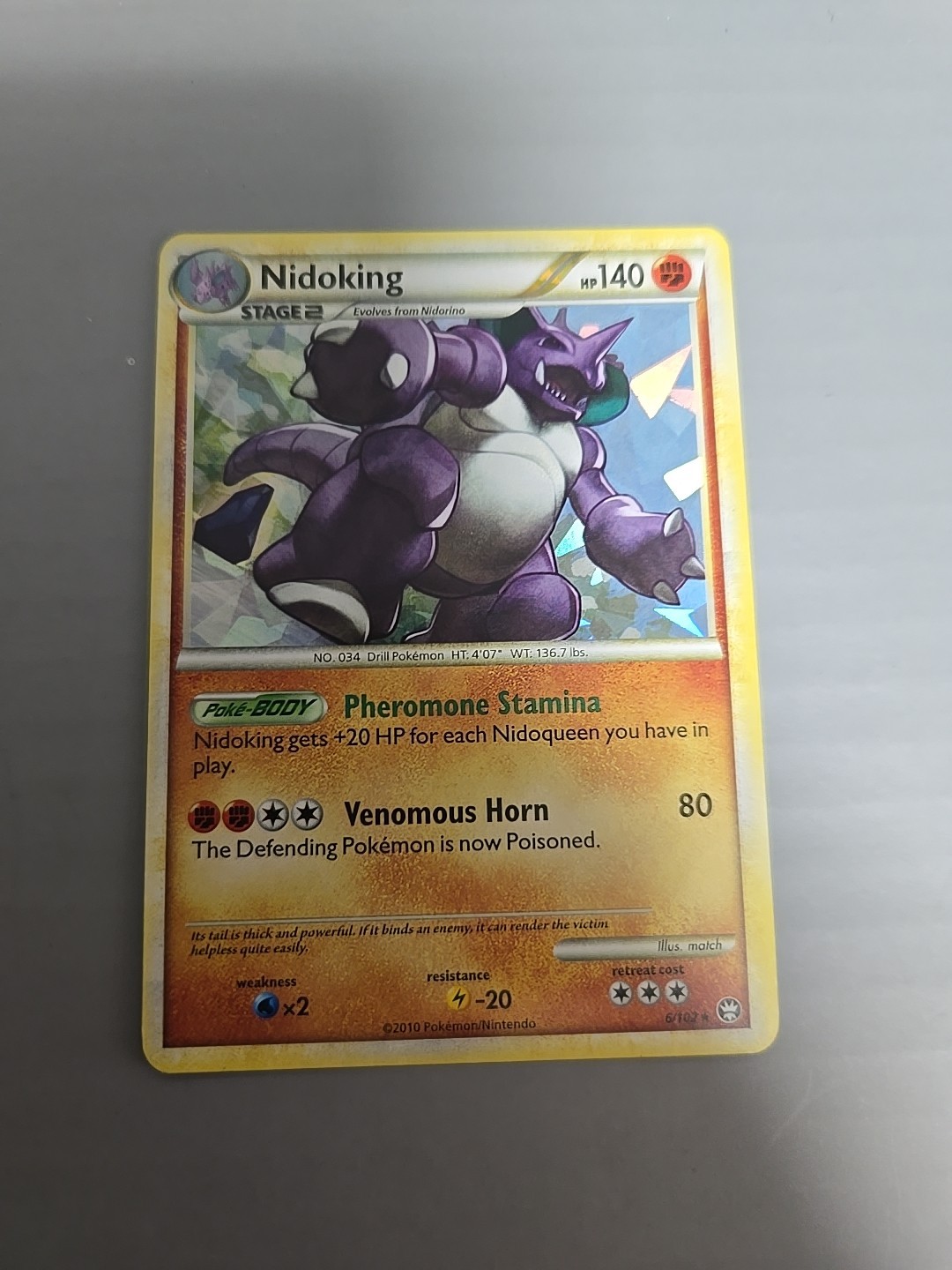 Nidoking – (Cracked Ice Holo) 006/102 Deck Exclusives Holo Lp