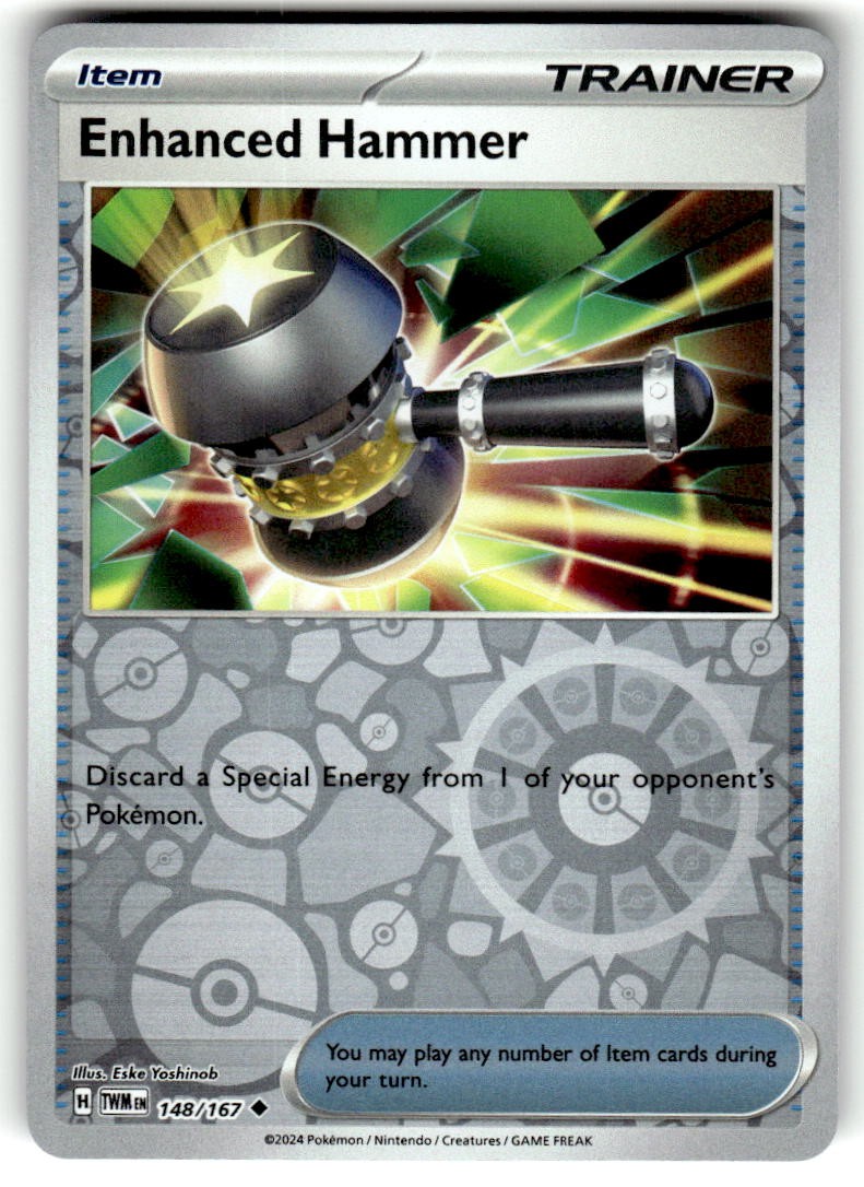 Enhanced Hammer Reverse Holo Uncommon SV06: Twilight Masquerade 148/167 NM