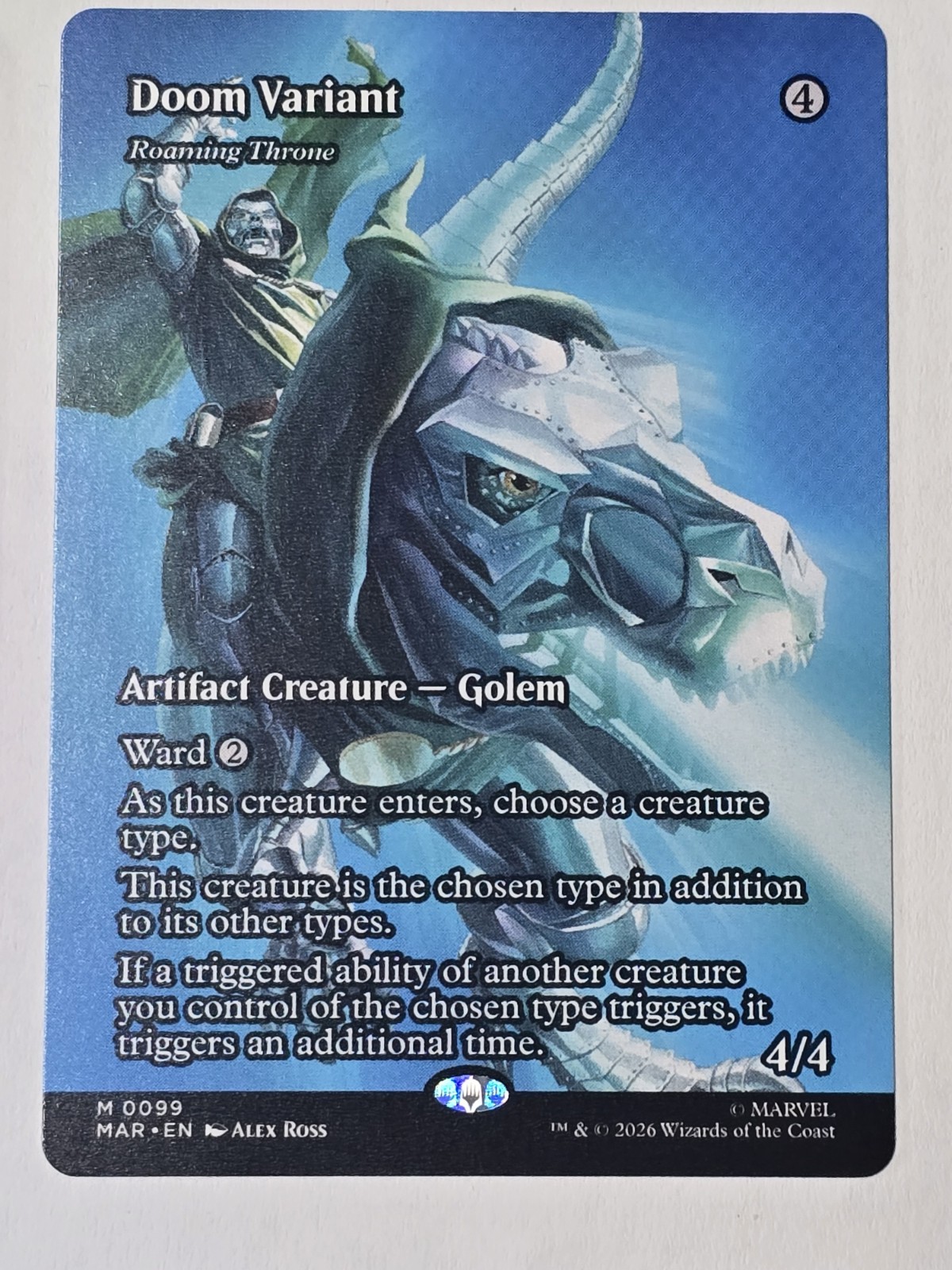 Doom Variant – Roaming Throne (Borderless) Marvel Universe Eternal-Legal Regular