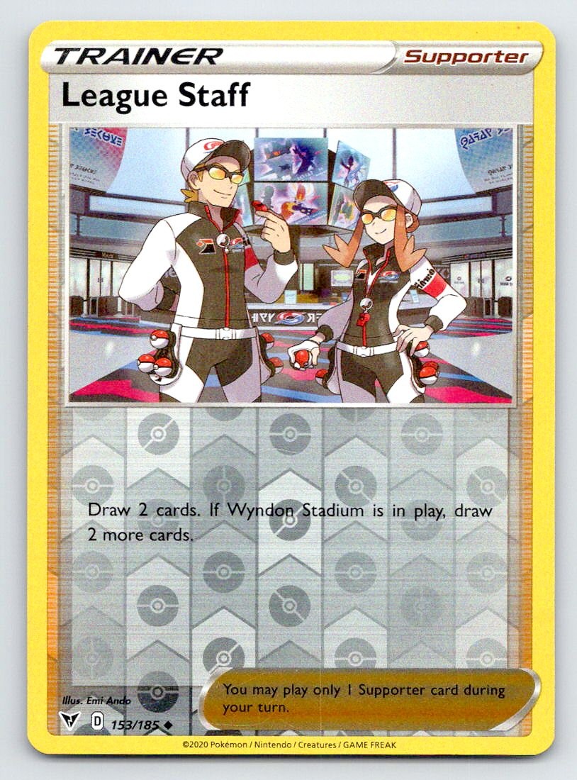 League Staff Vivid Voltage VIV REVERSE HOLO UC 153/185 NM