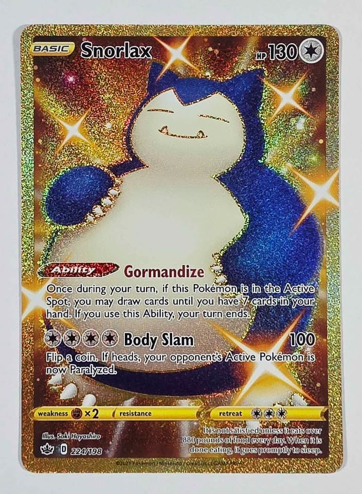 Snorlax (Secret) 224/198 Swsh06: Sword & Shield – Chilling Reign Holo