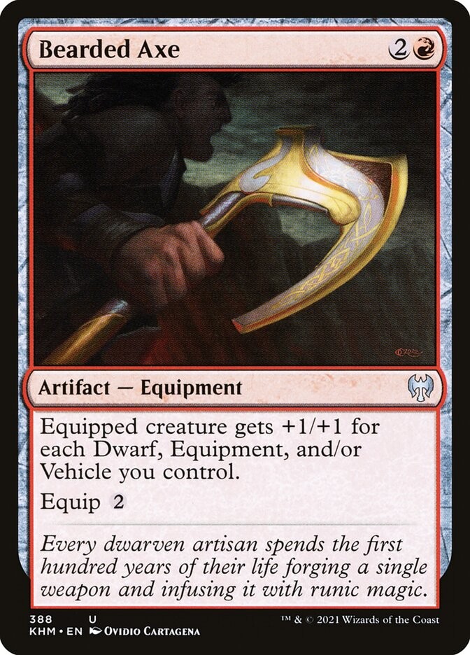 Bearded Axe (388) Kaldheim KHM MTG Magic