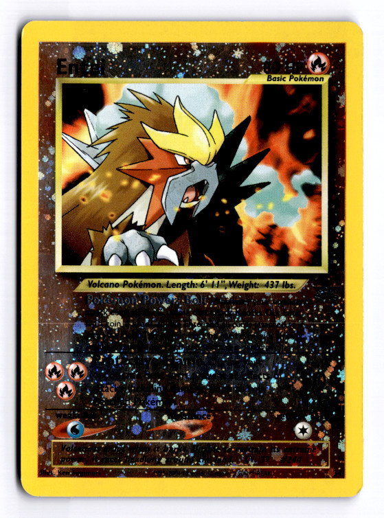 (promo-34) ENTEI Reverse Holofoil Pokemon WOTC Black Star Promo Card # 34 SEALED