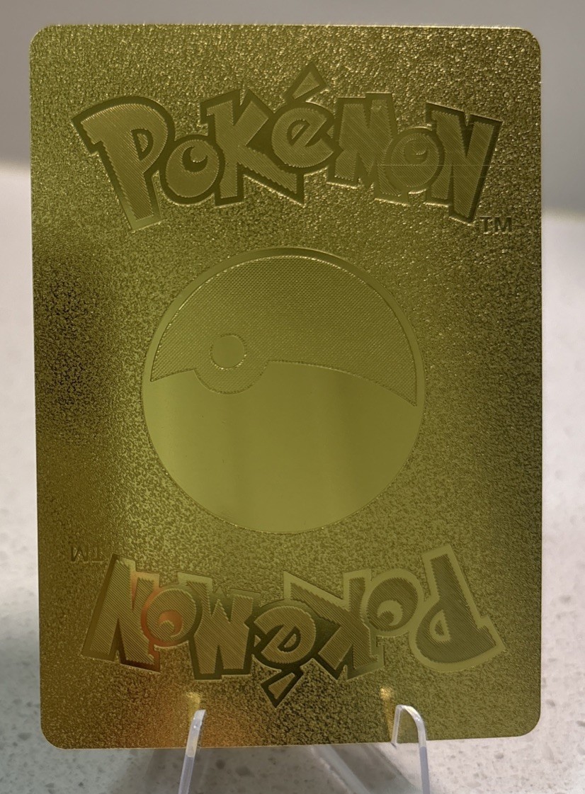 Venusaur Charizard Blastoise VMAX Gold TAG TEAM 400 HP Card