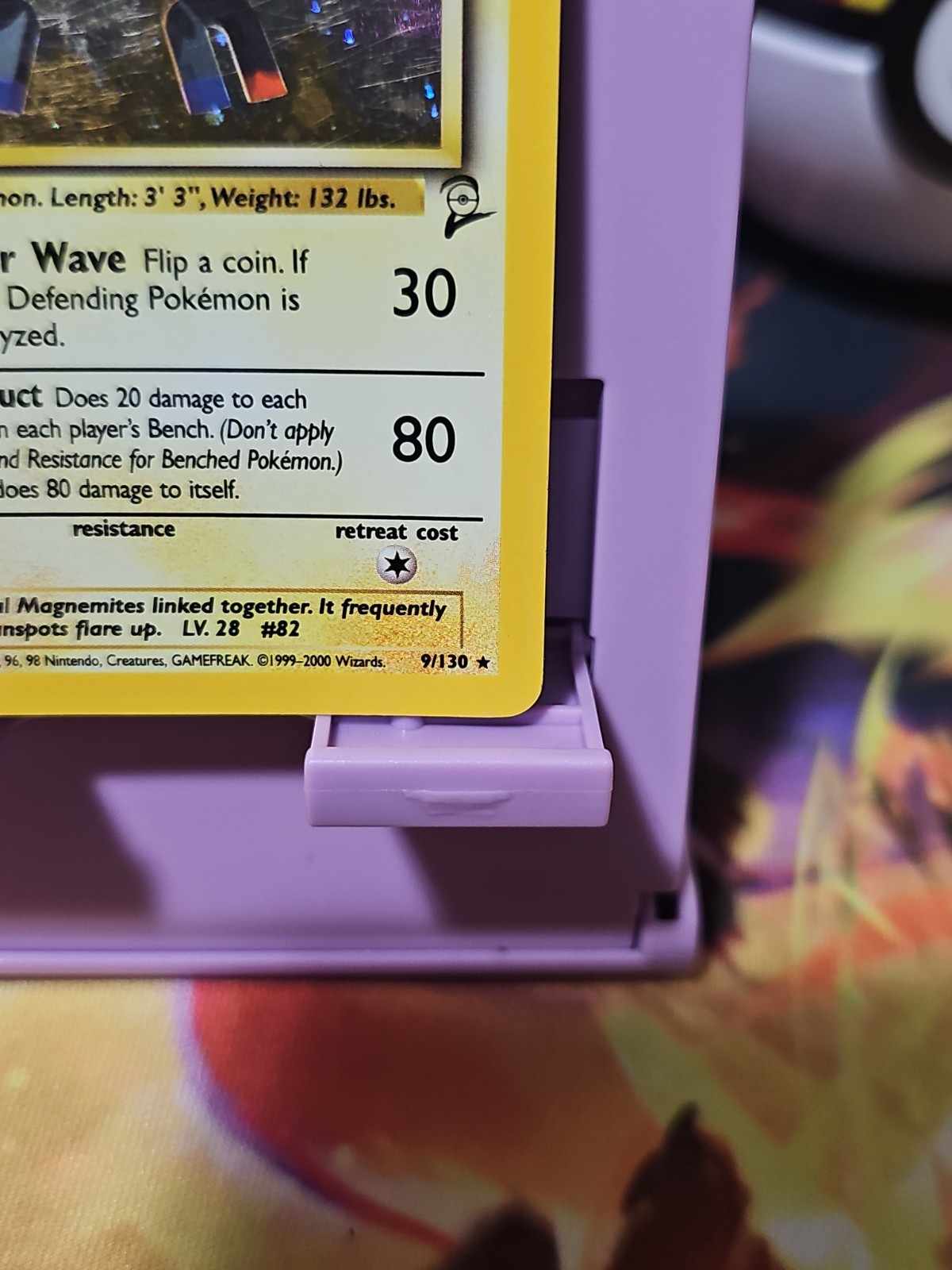 Pokemon TCG Magneton 009/102 Base Set Holo Rare MP